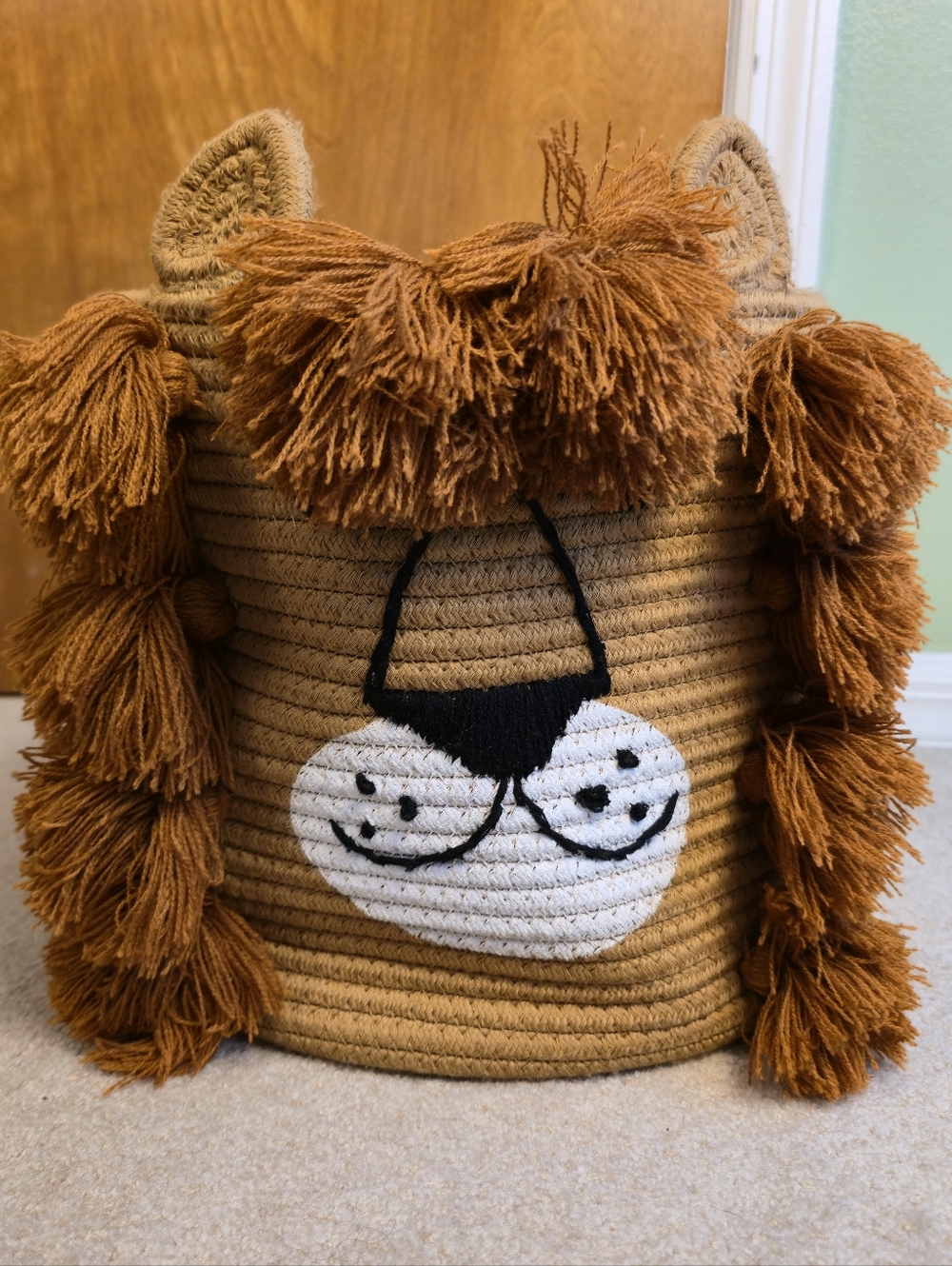 Lion Kids' Coiled Rope Basket - Pillowfort 10" x 12"